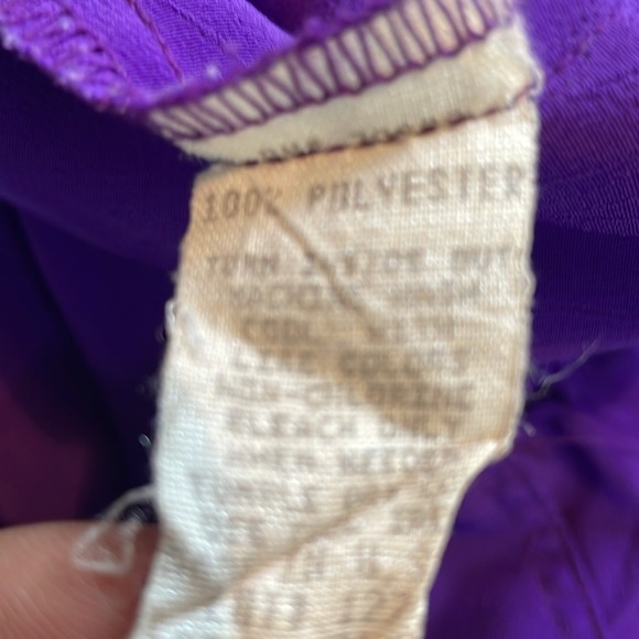 Purple Elastic‎ Waist Pants Casual Comfortable Lounge Everyday Trousers - Picture 8 of 12